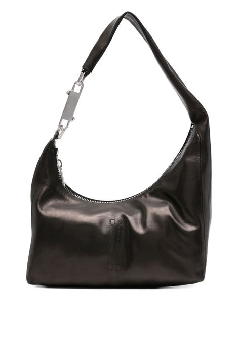 Borsa a spalla in pelle gemini in nero Rick Owens - unisex RICK OWENS | RA02E0721LCA09